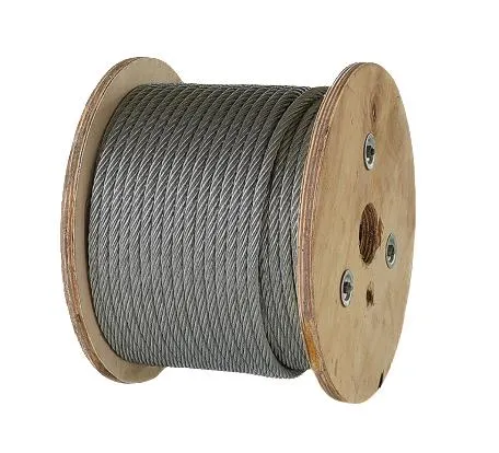 Elevador 8X19s+Cuerda de alambre de acero con núcleo de sisal Cable de alambre no galvanizado